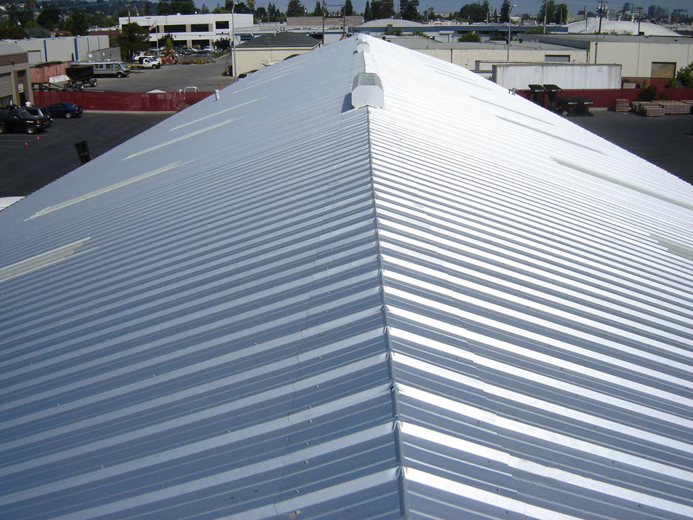 Finished Metal Roof Ridgeline
