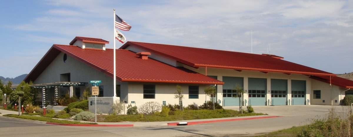 Metal Building Fire Station in Half Moon Bay, CA