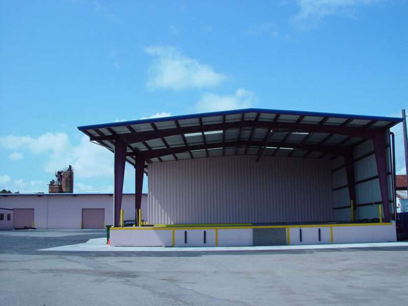 Metal Warehouse with Loading Dock
