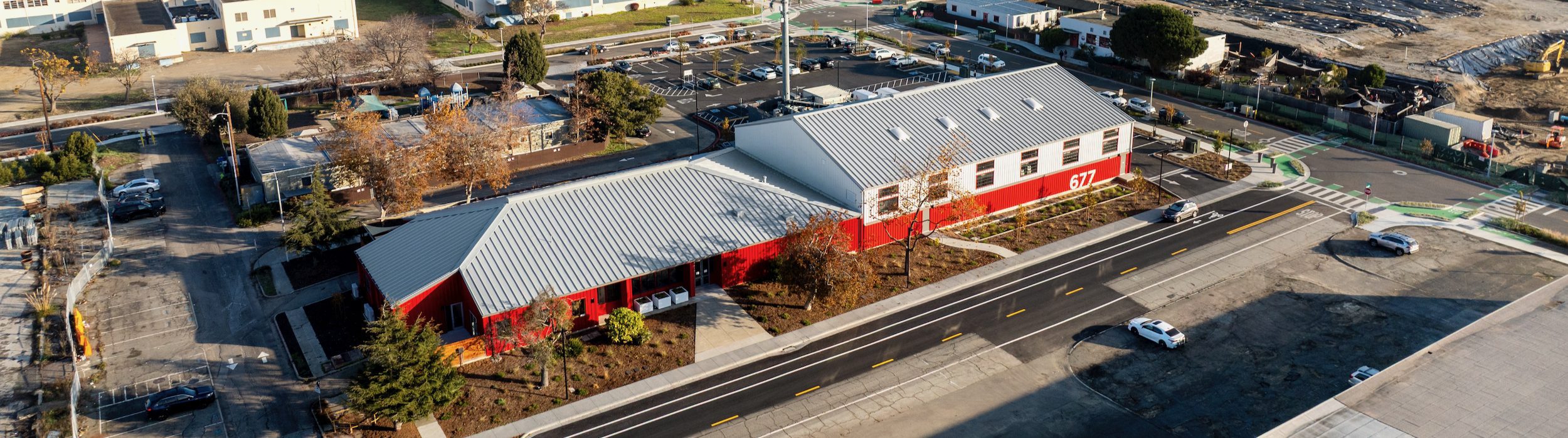 Alameda Food Bank, Alameda, CA Exterior Aerial Cropped