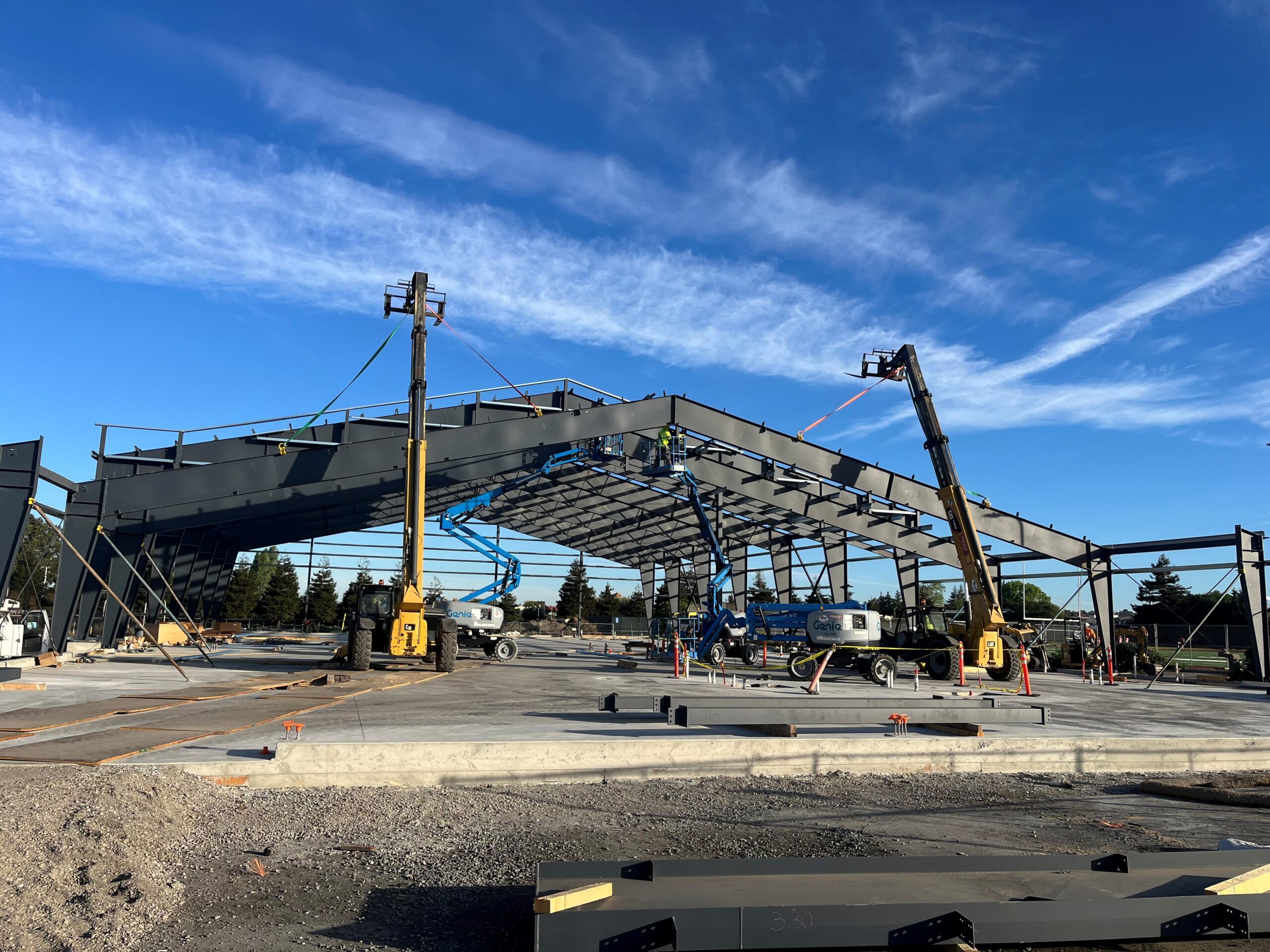 Steel-Building-Richmond-CA-Salesian-Private-School-Framing