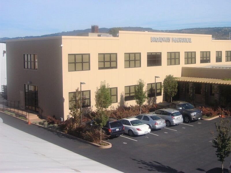 A metal building like this one owned by Broadway Mechanical doesn't have to cost a lot to repair if regular maintenance is done